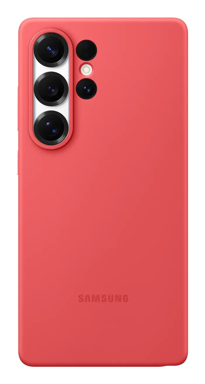 Samsung Silikonový zadní kryt pro Galaxy S25 Ultra Red