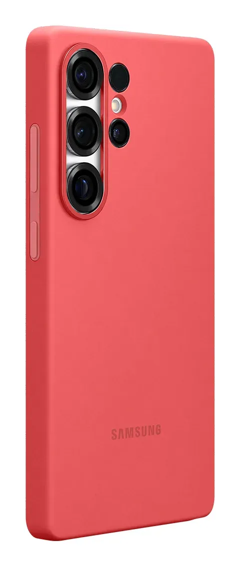 Samsung Silikonový zadní kryt pro Galaxy S25 Ultra Red