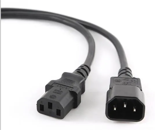 GEMBIRD Kabel síťový 1,8 m napájecí prodlužovací C13 na C14), VDE