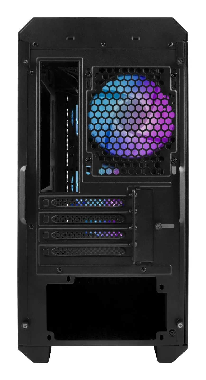 Počítačová skříň Genesis IRID 503 ARGB V2/Micro Tower/Transpar./Černá