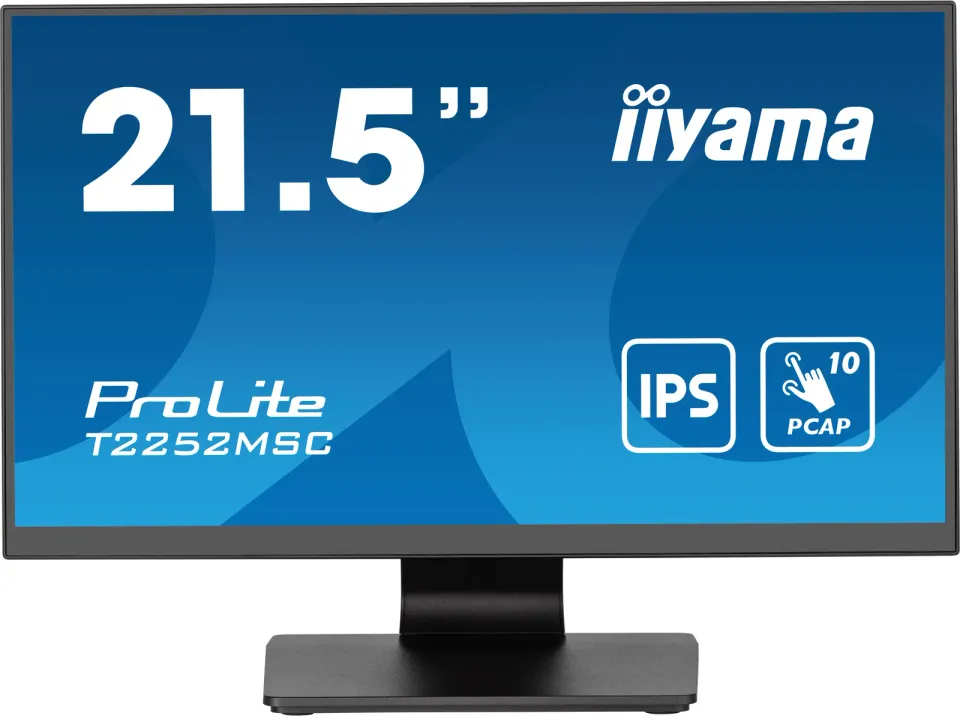 22" LCD iiyama T2252MSC-B2: IPS,FHD,10P,DP,HDMI