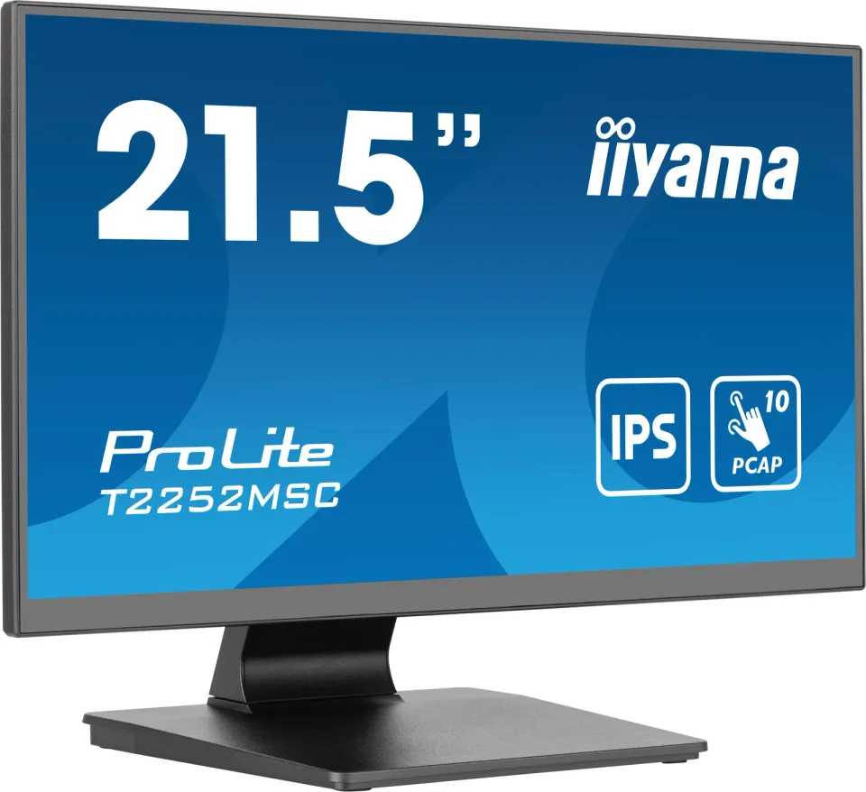 22" LCD iiyama T2252MSC-B2: IPS,FHD,10P,DP,HDMI