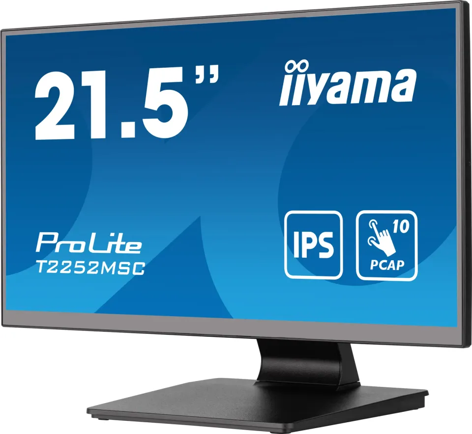 22" LCD iiyama T2252MSC-B2: IPS,FHD,10P,DP,HDMI