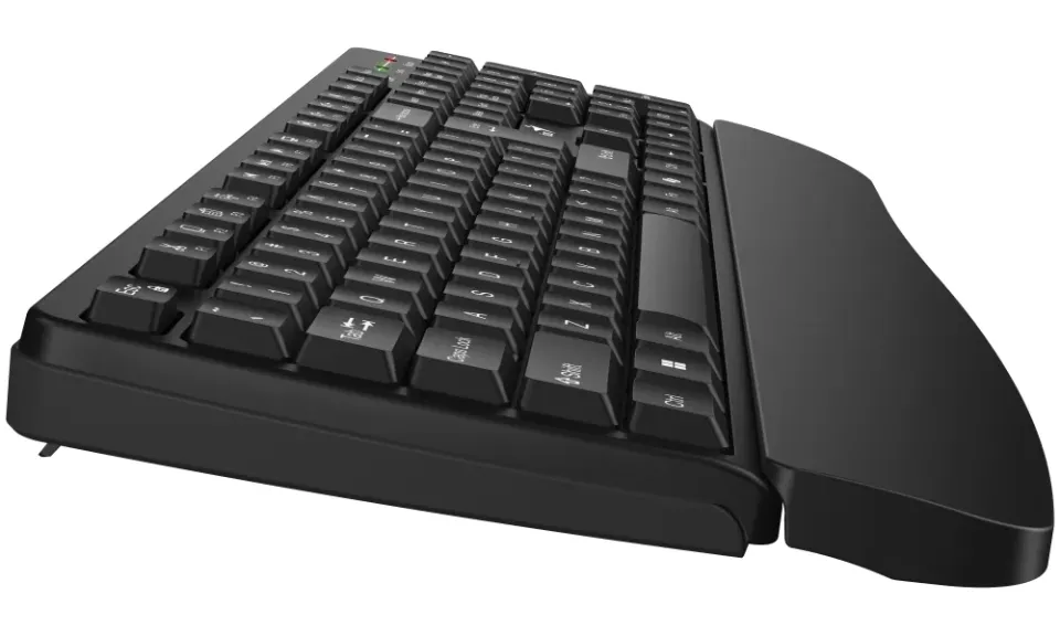 Genius KB-7123, Klávesnice, bezdrátová, 2,4GHz, mini USB přijímač, ergo. podložk