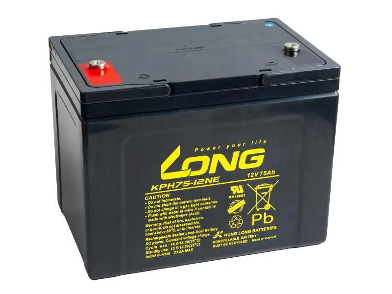 Avacom Long 12V 75Ah olověný akumulátor Deep Cycle AGM M6 (KPH75-12NE)