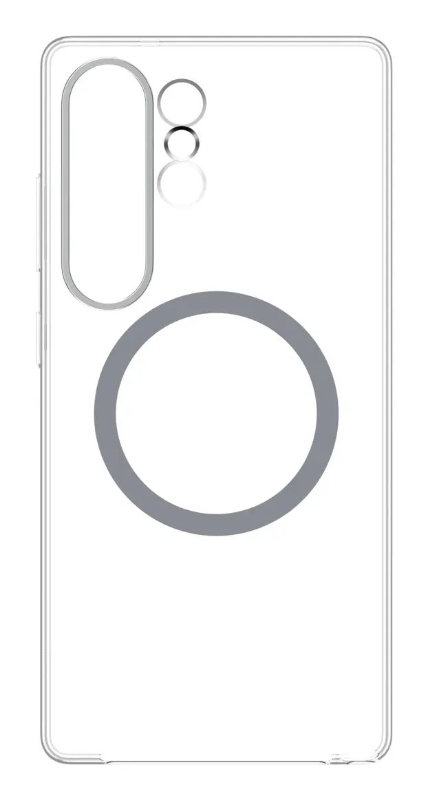 Samsung Průhledný kryt s magnetickým úchytem pro Galaxy S25 Ultra Transparent