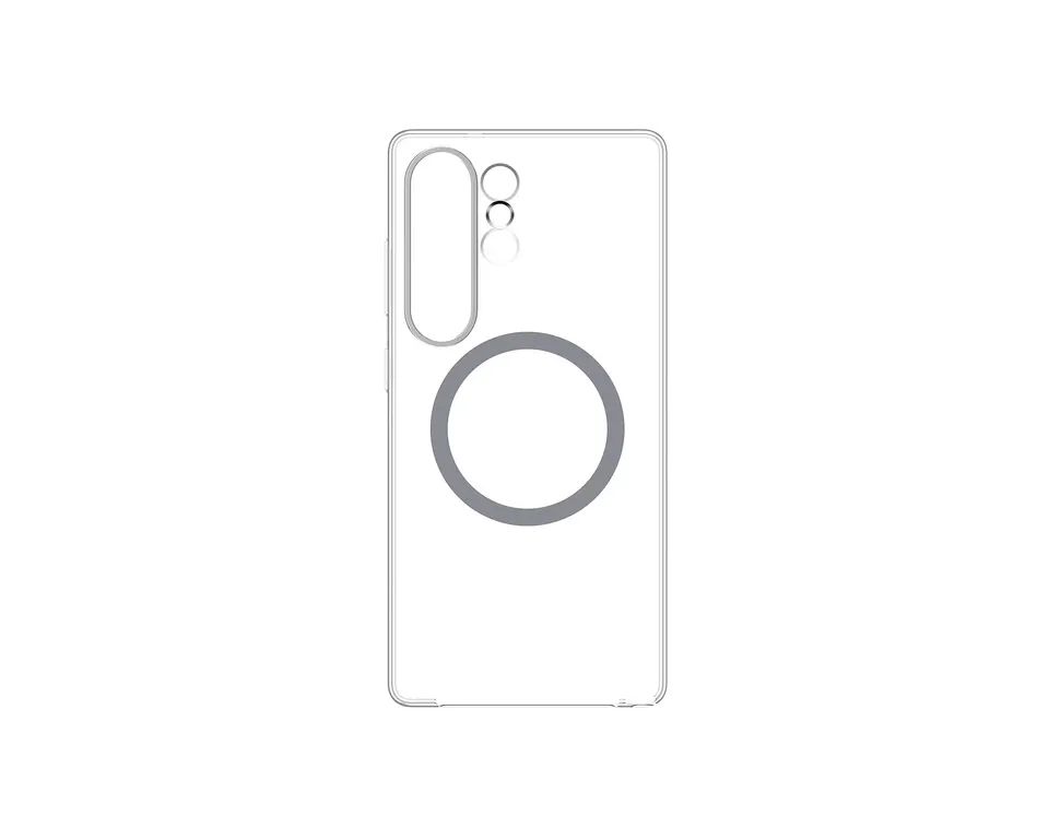 Samsung Průhledný kryt s magnetickým úchytem pro Galaxy S25 Ultra Transparent