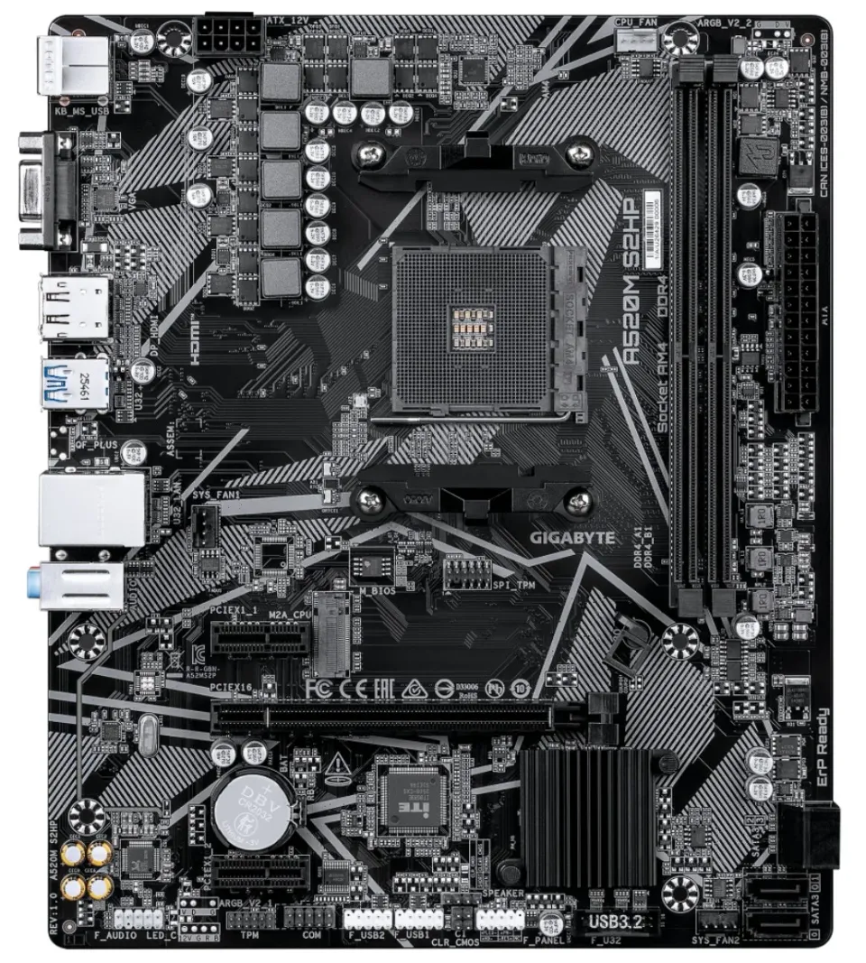 GIGABYTE A520M S2HP/AM4/mATX