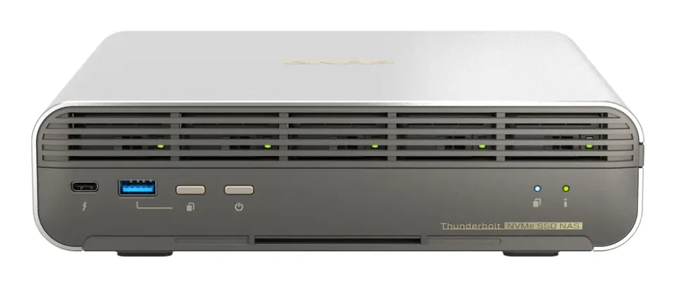 QNAP TBS-h574TX-i5U-16G (10core, 16GB RAM, 5x E1.S/ M.2 slot, 1x 2,5GbE, 1x 10GbE, 2x Thunderbolt 4)