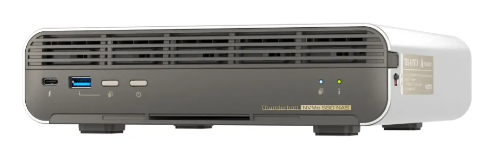 QNAP TBS-h574TX-i5U-16G (10core, 16GB RAM, 5x E1.S/ M.2 slot, 1x 2,5GbE, 1x 10GbE, 2x Thunderbolt 4)