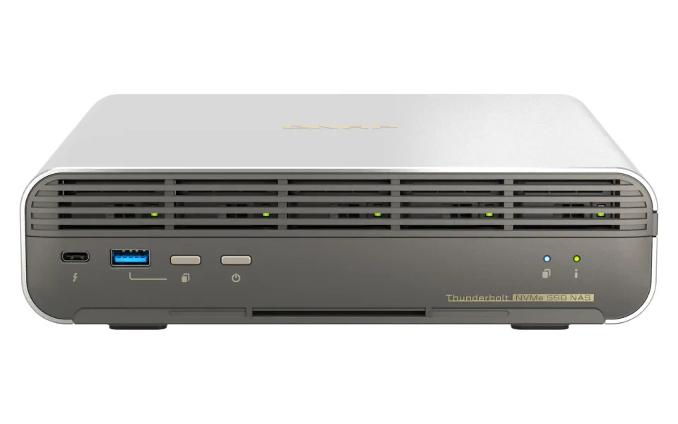 QNAP TBS-h574TX-i5U-16G (10core, 16GB RAM, 5x E1.S/ M.2 slot, 1x 2,5GbE, 1x 10GbE, 2x Thunderbolt 4)