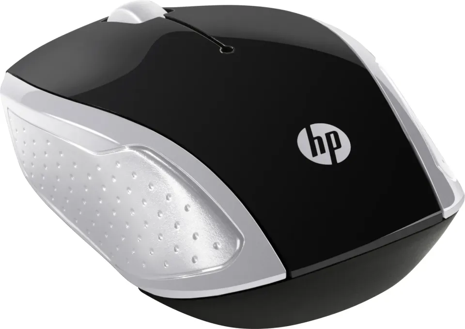 HP myš - 200 Mouse, Wireless, Pike Silver