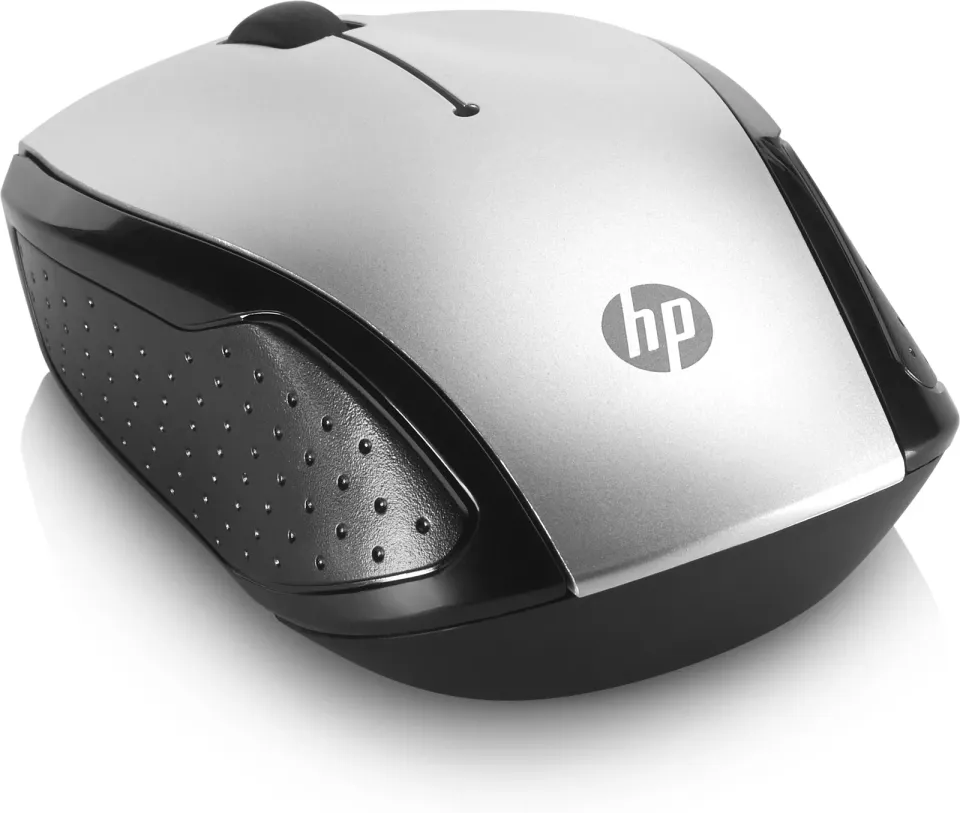 HP myš - 200 Mouse, Wireless, Pike Silver