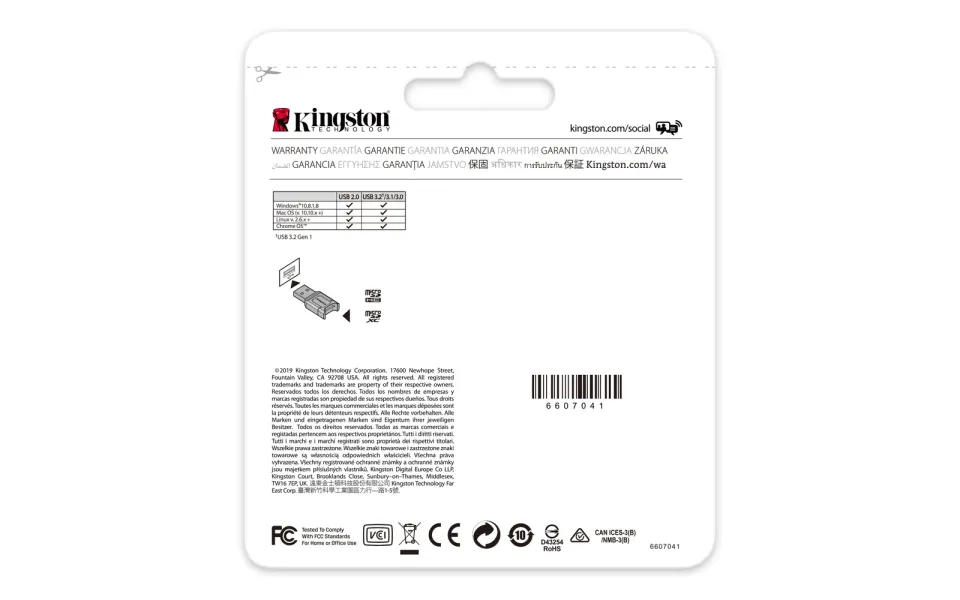 KINGSTON MobileLite Plus UHS-II microSD čtečka