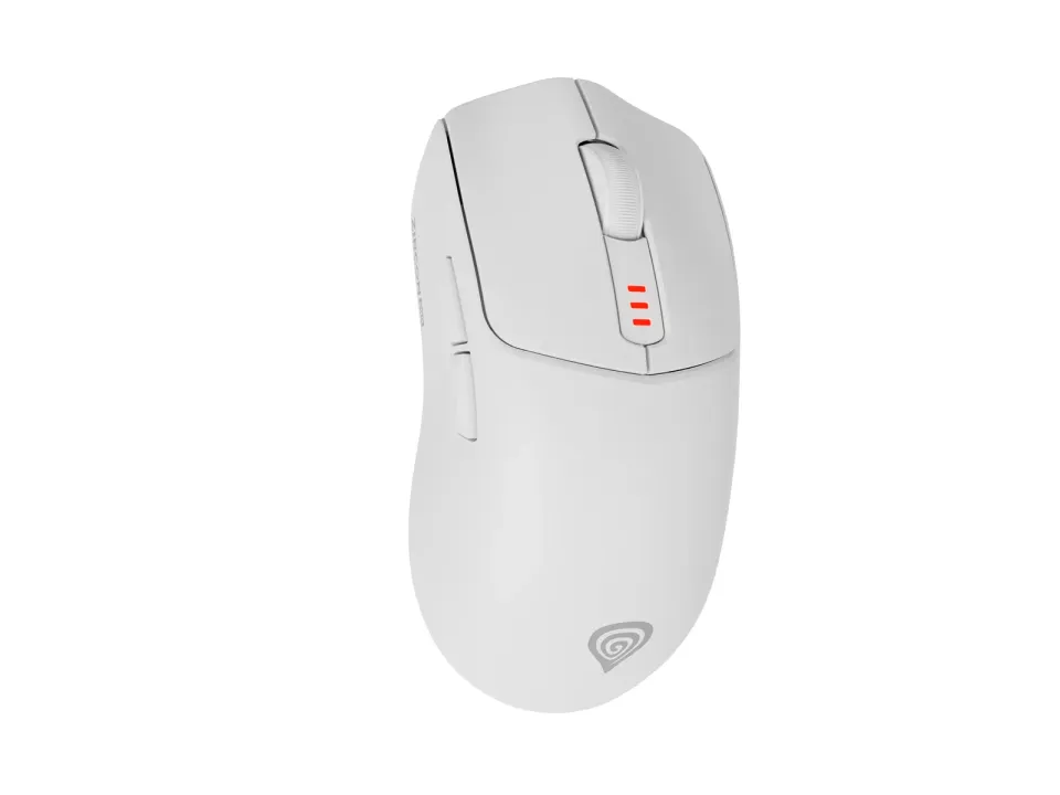 Genesis herní myš ZIRCON 500 G2/Herní/Optická/10 000 DPI/USB+BT/Bílá