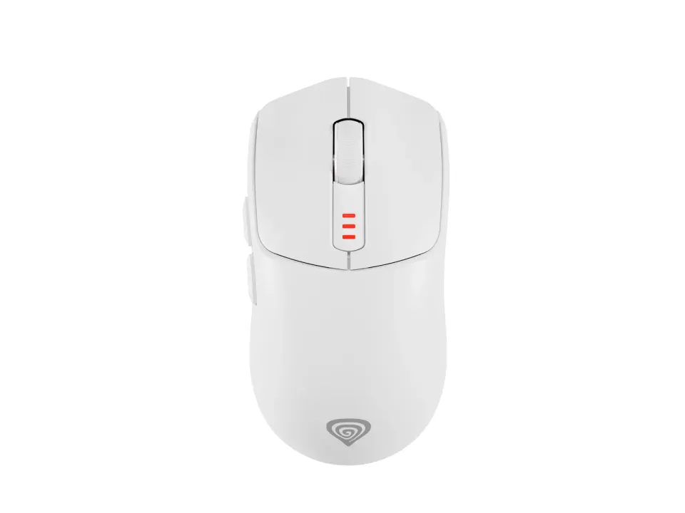 Genesis herní myš ZIRCON 500 G2/Herní/Optická/10 000 DPI/USB+BT/Bílá