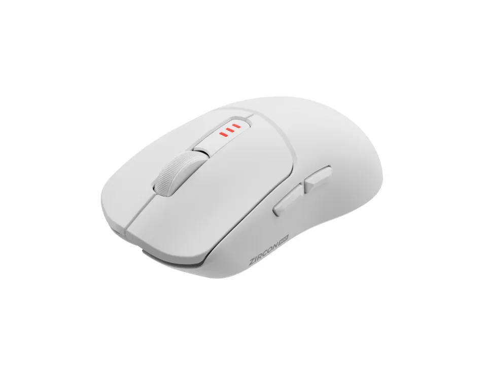 Genesis herní myš ZIRCON 500 G2/Herní/Optická/10 000 DPI/USB+BT/Bílá