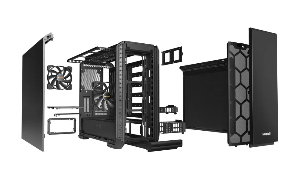 Be quiet! skříň SILENT BASE 601 / MidT / bez zdroje / 1x USB2.0 + 2x USB3.0 / regulátor otáček / černá