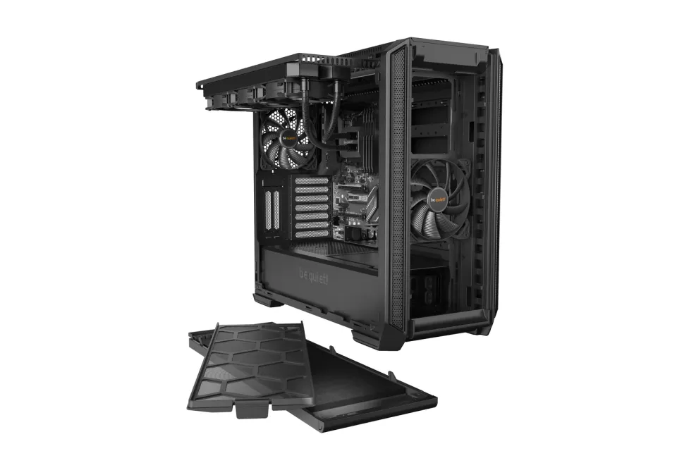 Be quiet! skříň SILENT BASE 601 / MidT / bez zdroje / 1x USB2.0 + 2x USB3.0 / regulátor otáček / černá