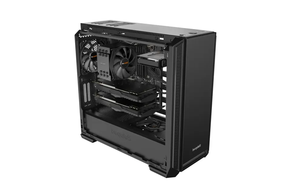 Be quiet! skříň SILENT BASE 601 / MidT / bez zdroje / 1x USB2.0 + 2x USB3.0 / regulátor otáček / černá