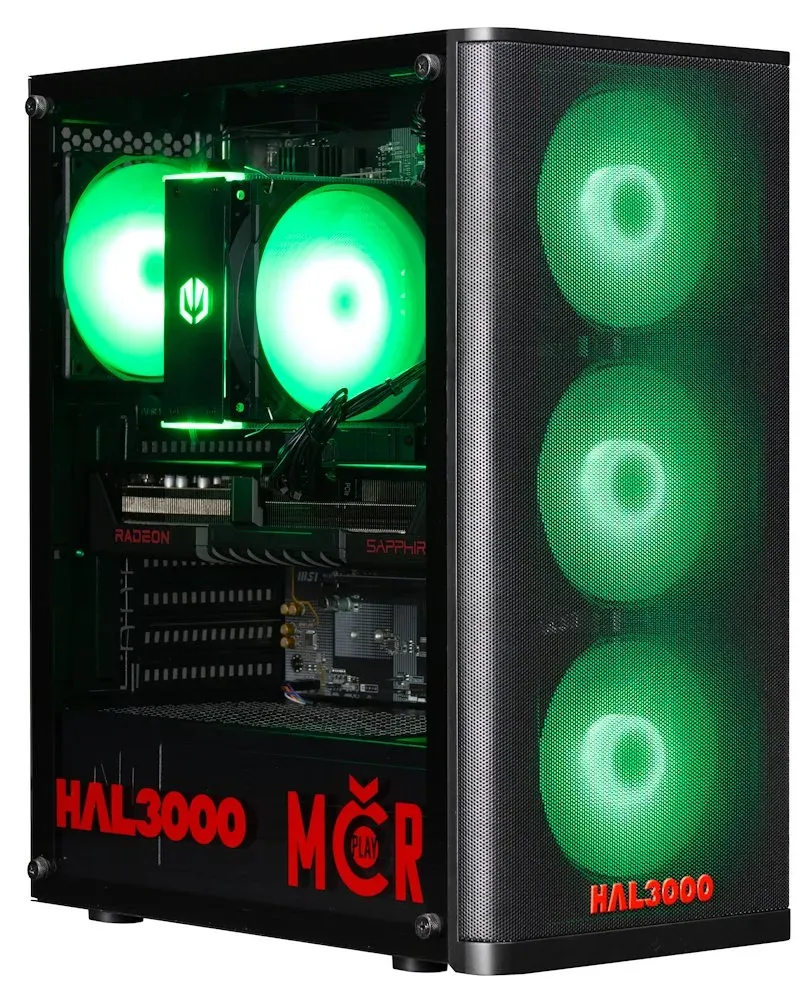 HAL3000 MČR Finale Pro / AMD Ryzen 5 7600/ 32GB DDR5/ RX 9070 GRE/ 1TB PCIe4 SSD/ WiFi/ W11