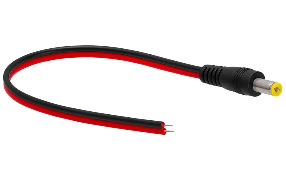 XtendLan Napájecí kabel/pigtail s jedním konektorem (jack 2,1mm samec) k zařízení, vodiče 2x 0,3mm2, délka 30cm
