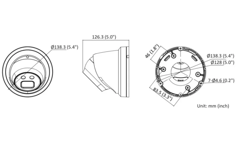 Hikvision DS-2CD2346G2-I(4mm)(C) - 4MPix IP Turret AcuSense kamera; IR 30m, IP67