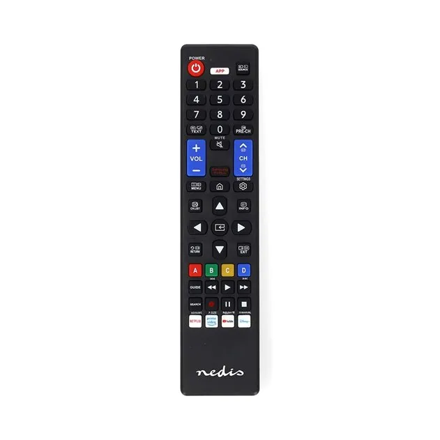 Nedis TVRC45SABK - Náhradní Dálkový Ovladač | Samsung TV | Předprogramovaný | Če