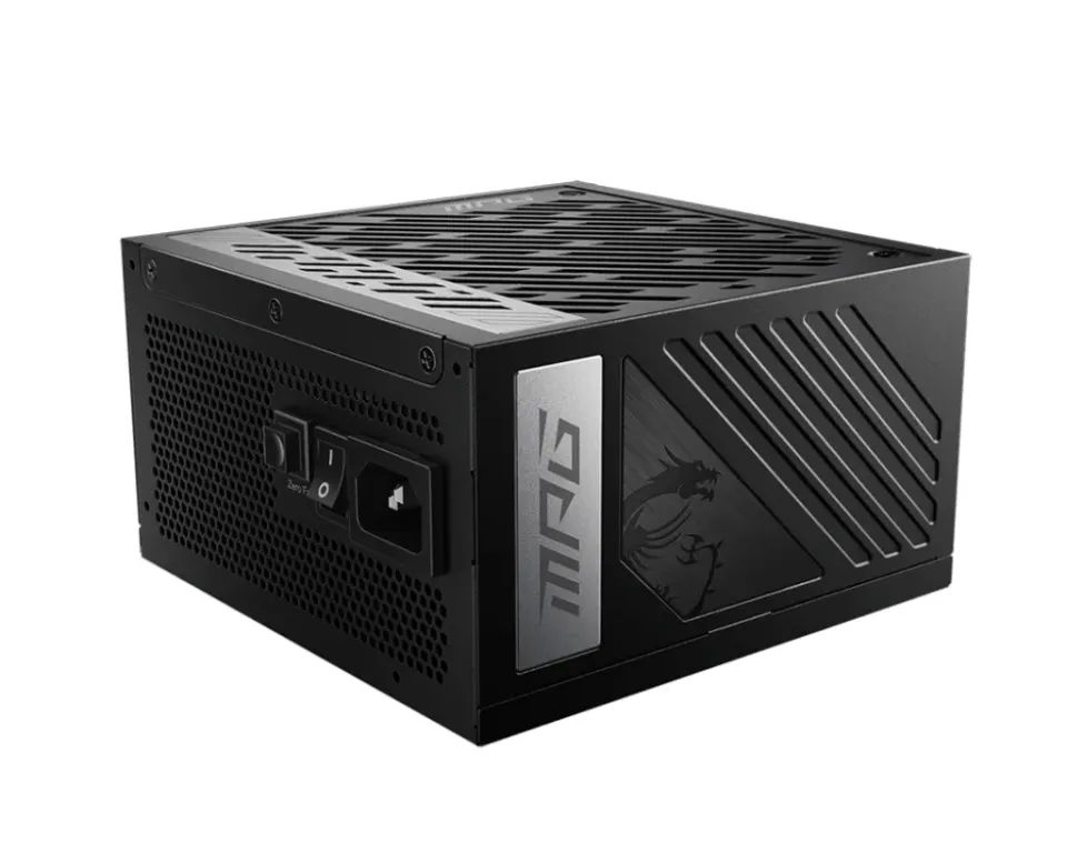 MSI zdroj MPG A1000G PCIE5/ 1000W/ ATX3.1/ akt. PFC/ 10 let záruka/ 135mm ventilátor/ plně modulární/ 80PLUS Gold