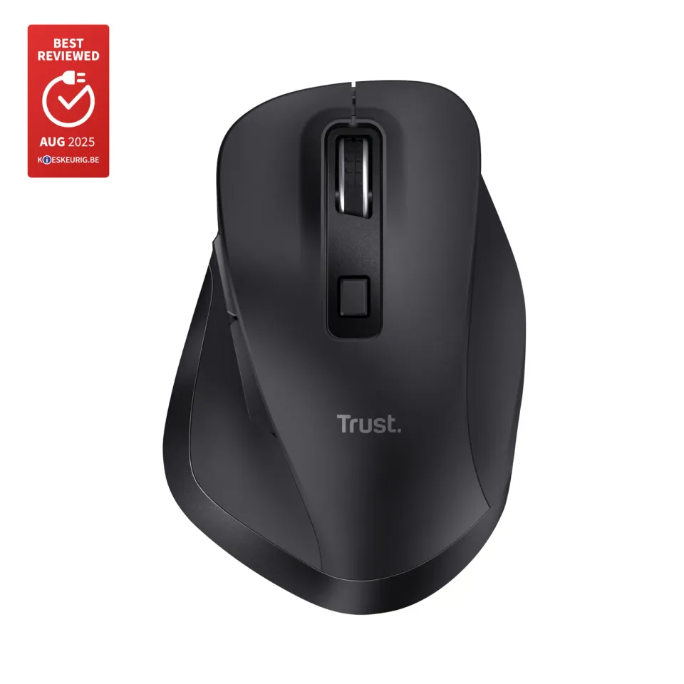 TRUST myš Fyda Wireless Mouse Eco, optická, bluetooth, 2,4GHz, multidevice