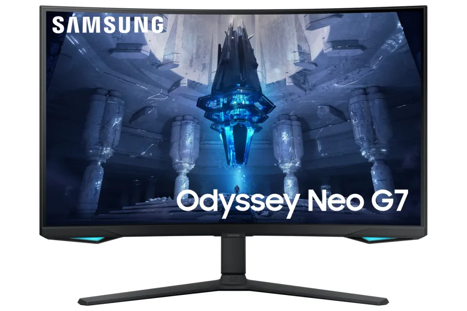 SAMSUNG MT LED LCD Gaming Monitor 32" Odyssey G7 Neo - Quantum Matrix Tech. (mini LED), 4K, Prohnutý 1000R, 3,440x1440