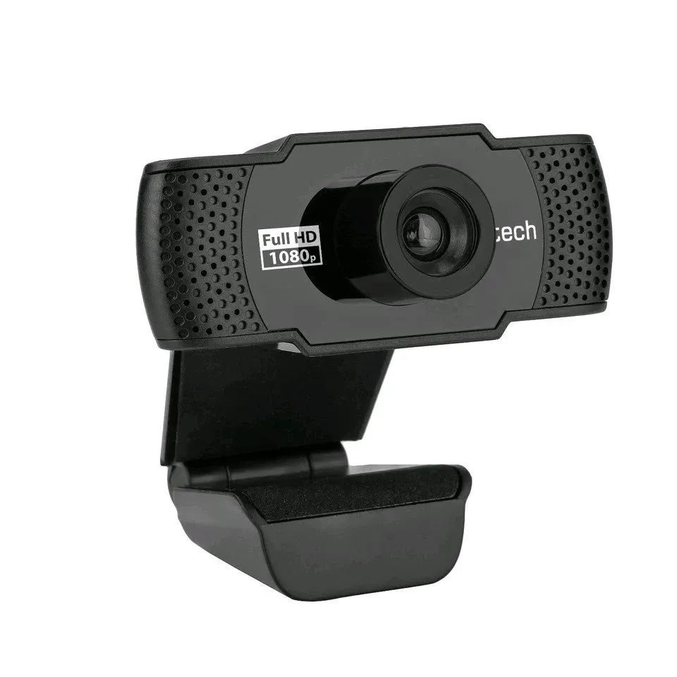 C-TECH webkamera CAM-11FHD, 1080P, mikrofon, černá