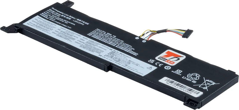 Baterie T6 Power pro Lenovo IdeaPad 3-15ITL6, V14 G2-ALC, V15 G2-ALC, 4947mAh, 38Wh, 2cell, Li-poly