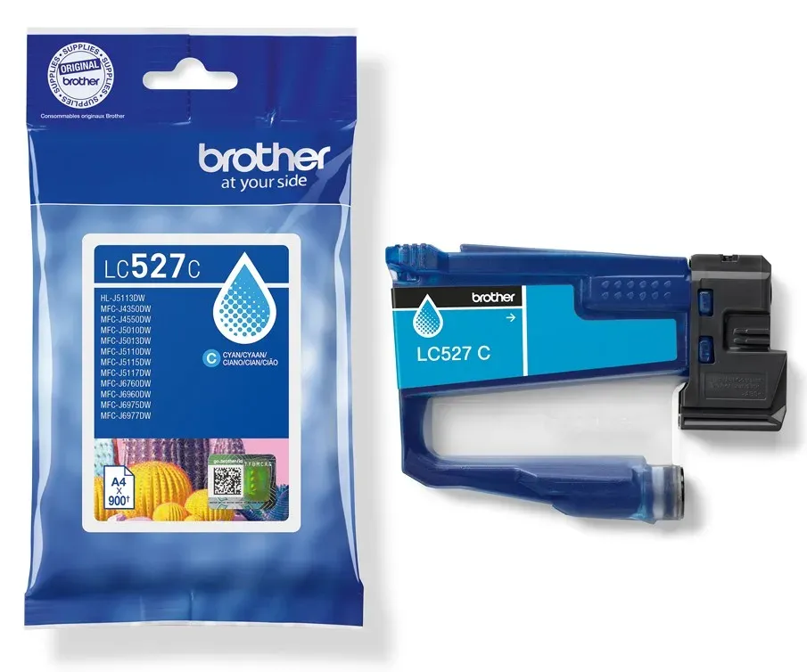 Brother LC527c (inkoust cyan, 900 str.)
