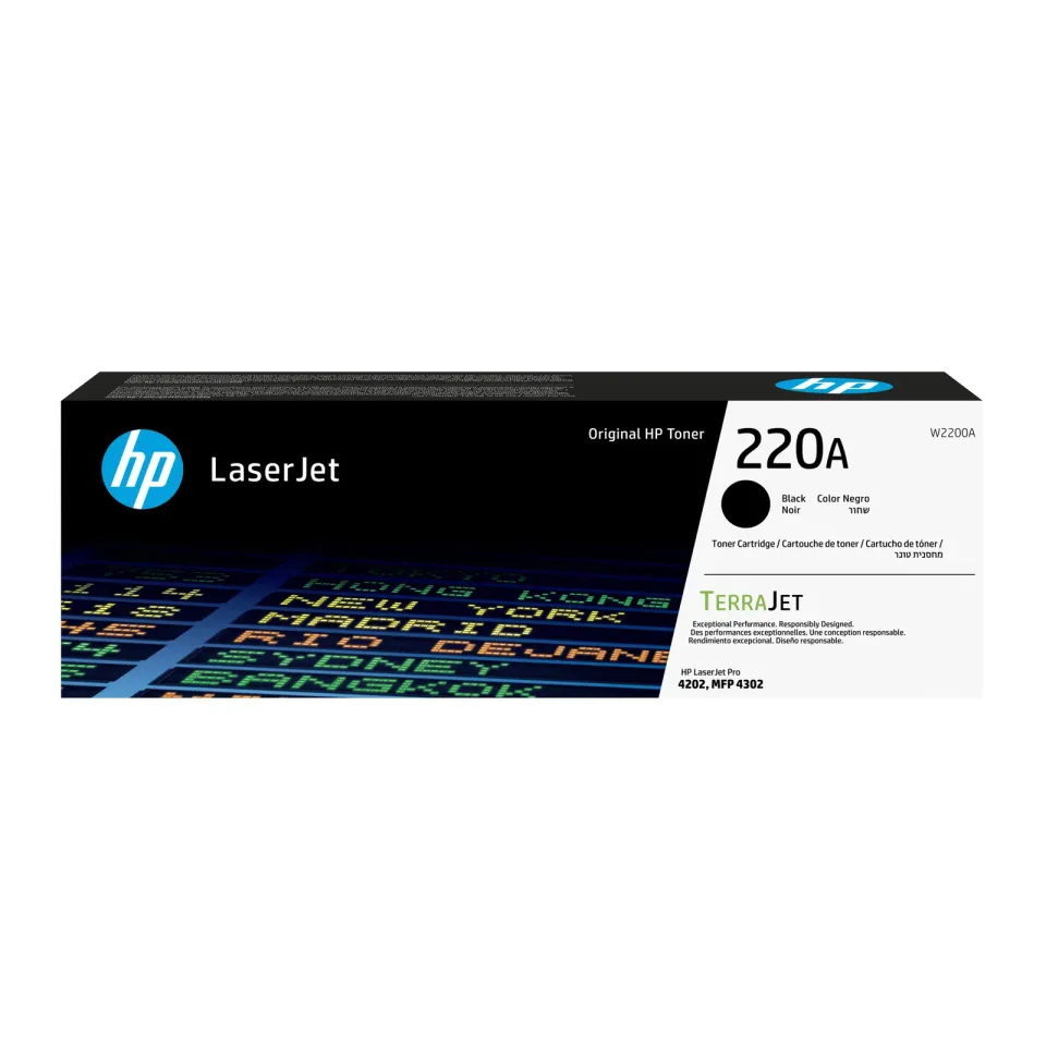 HP W2200A originální toner černý č.220A malý cca 2000 str. (black, pro HP CLJ Pro 4202, 4302)