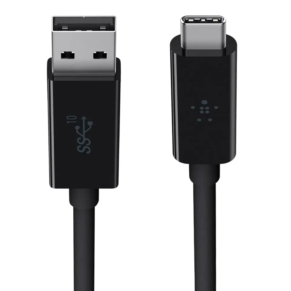 Belkin USB-C/USB-A 3.1 kabel, 0,9m, černý
