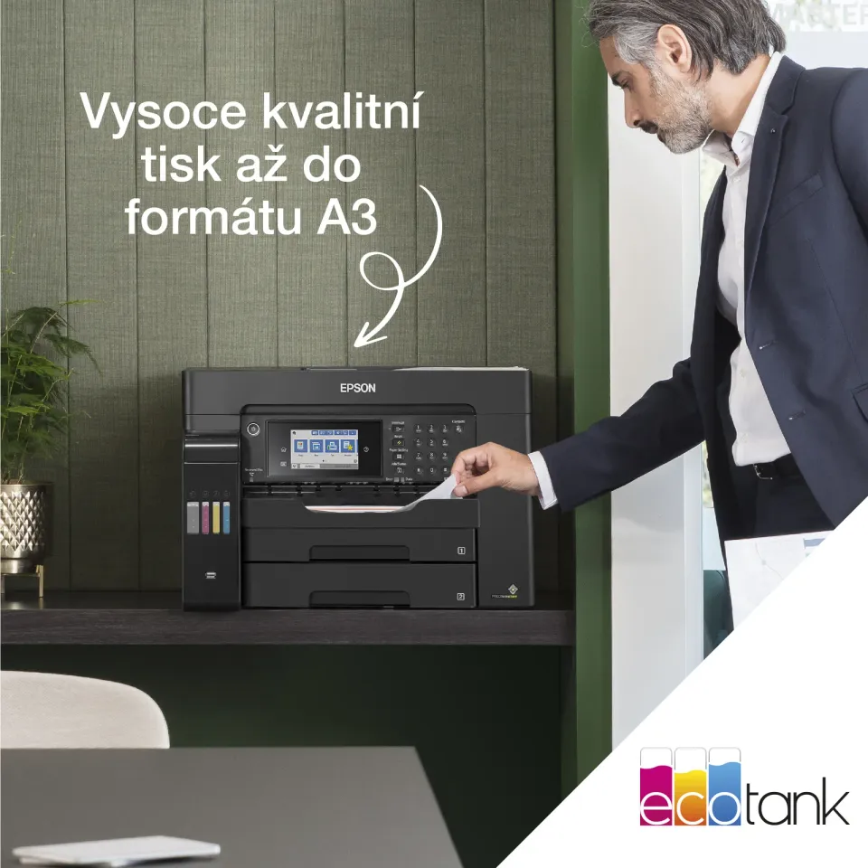 EPSON L15160 - A3+/32-32ppm/4ink/DADF/Fax/Wi-Fi//LAN/Duplex/CISS