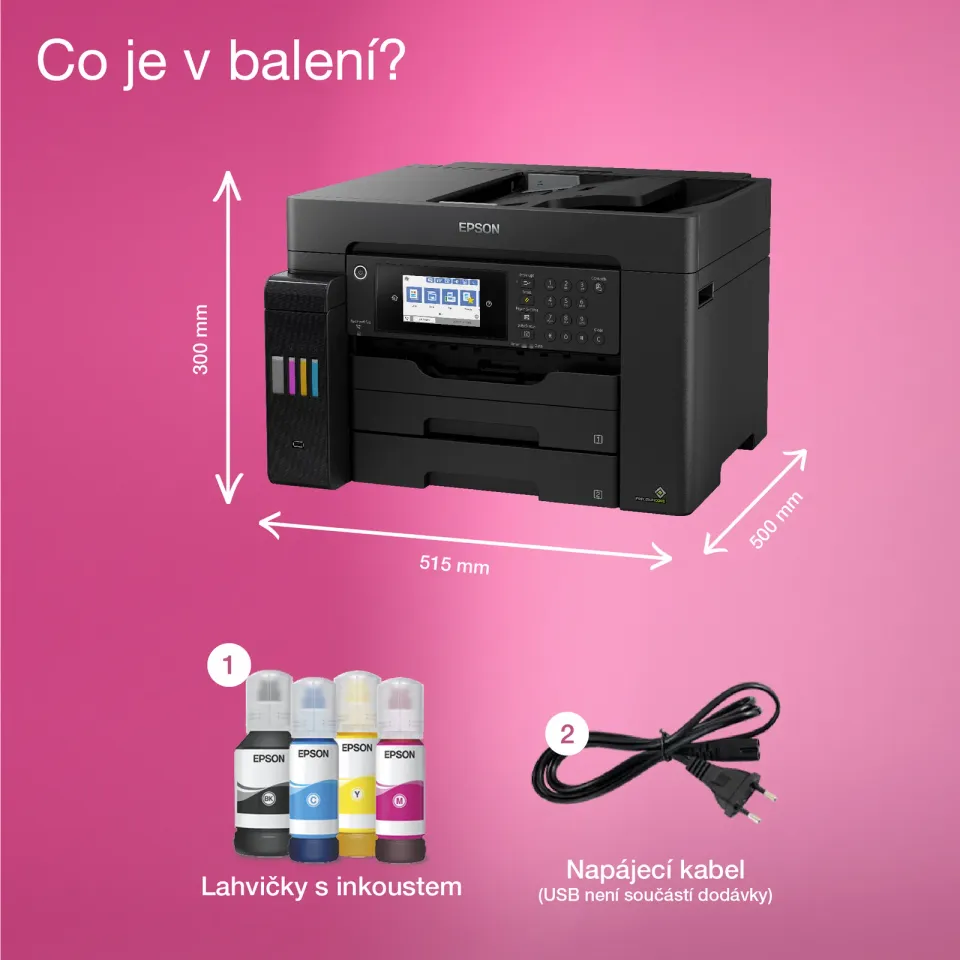 EPSON L15160 - A3+/32-32ppm/4ink/DADF/Fax/Wi-Fi//LAN/Duplex/CISS