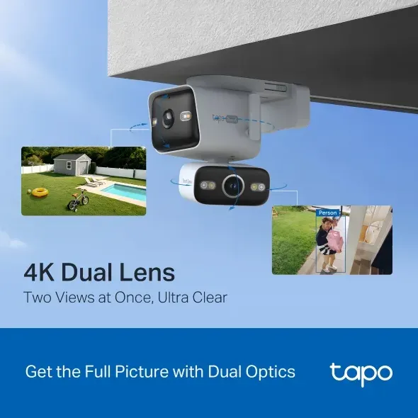 Tapo C575D Outdoo Dual Lens Pan/Tilt Camera