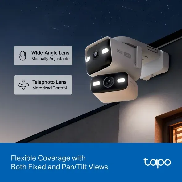 Tapo C575D Outdoo Dual Lens Pan/Tilt Camera