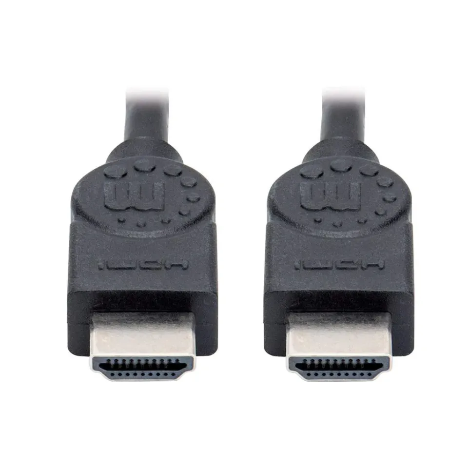 Manhattan HDMI kabel, ARC, 3D, 4K@30Hz, Shielded, 1.5m, černá