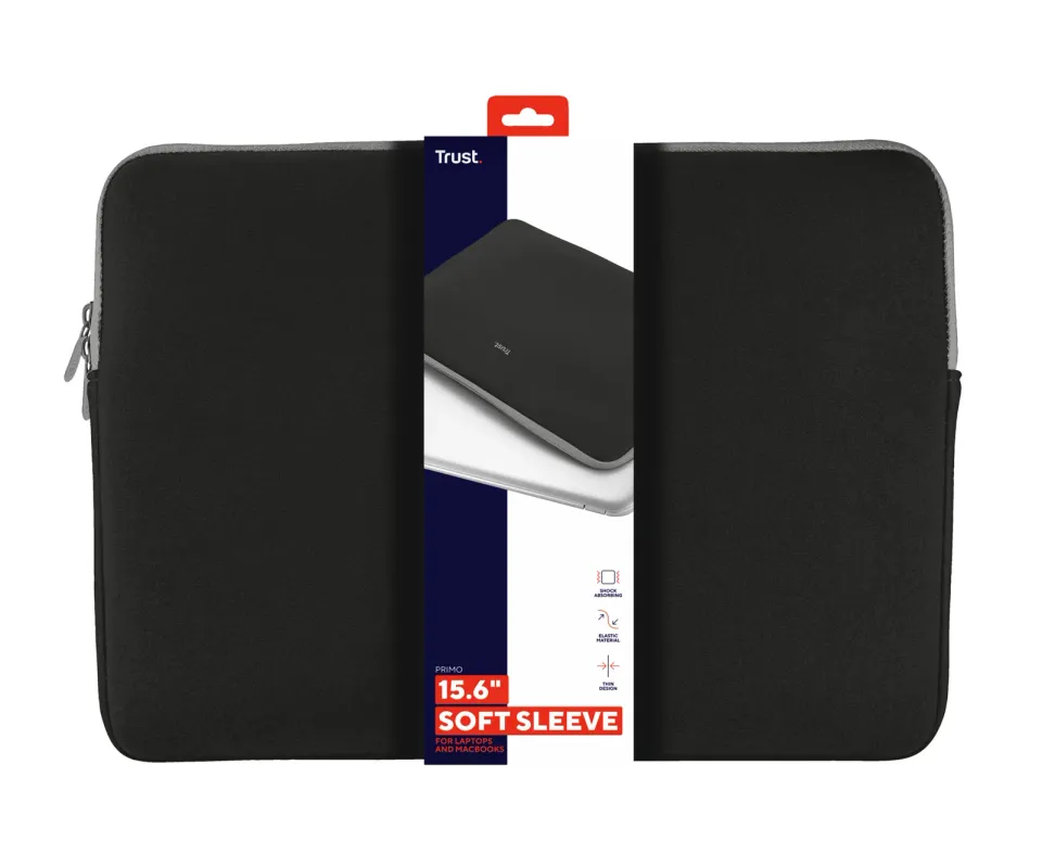 TRUST PRIMO SLEEVE 15.6" BLACK