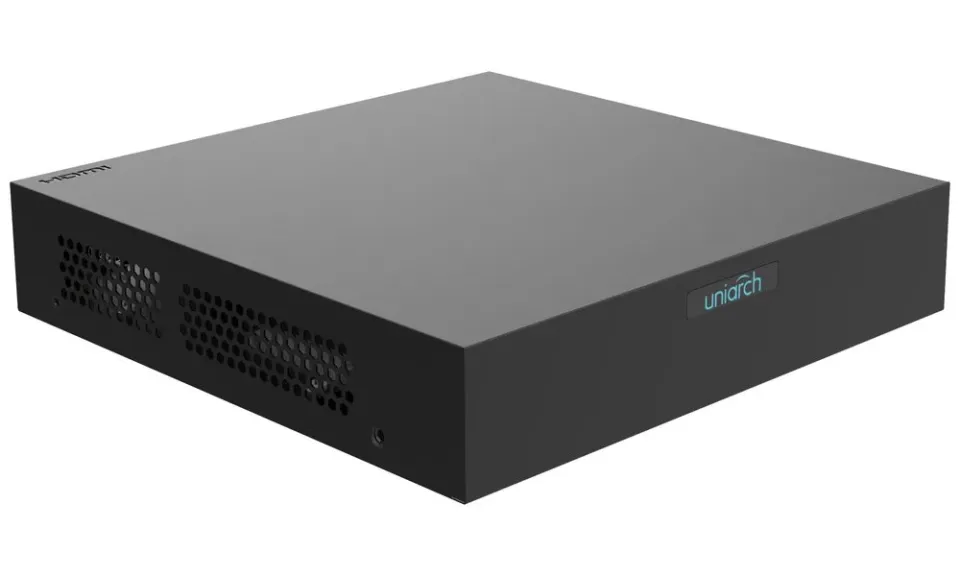 Uniarch by Uniview NVR rekordér/ NVR-104S3-P4/ pro 4 kamery/ rozlišení 6 Mpix/ 4x PoE/ Onvif