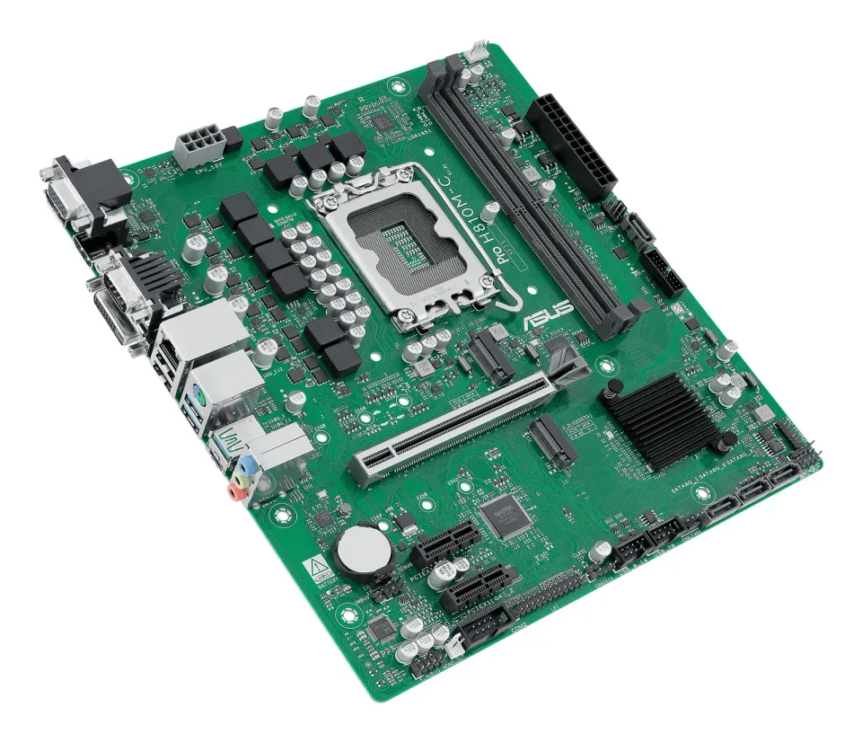ASUS MB Sc LGA1851 PRO H810M-C-CSM, 2xDDR5, 1xDP, 1xHDMI, 1xVGA, 1xDVI-D, mATX