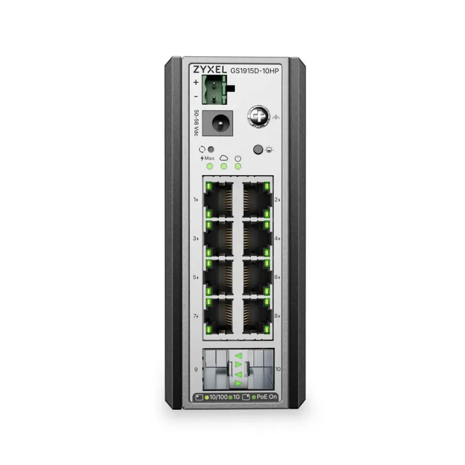 ZYXEL GS1915D-10Pv2, 10 Ports