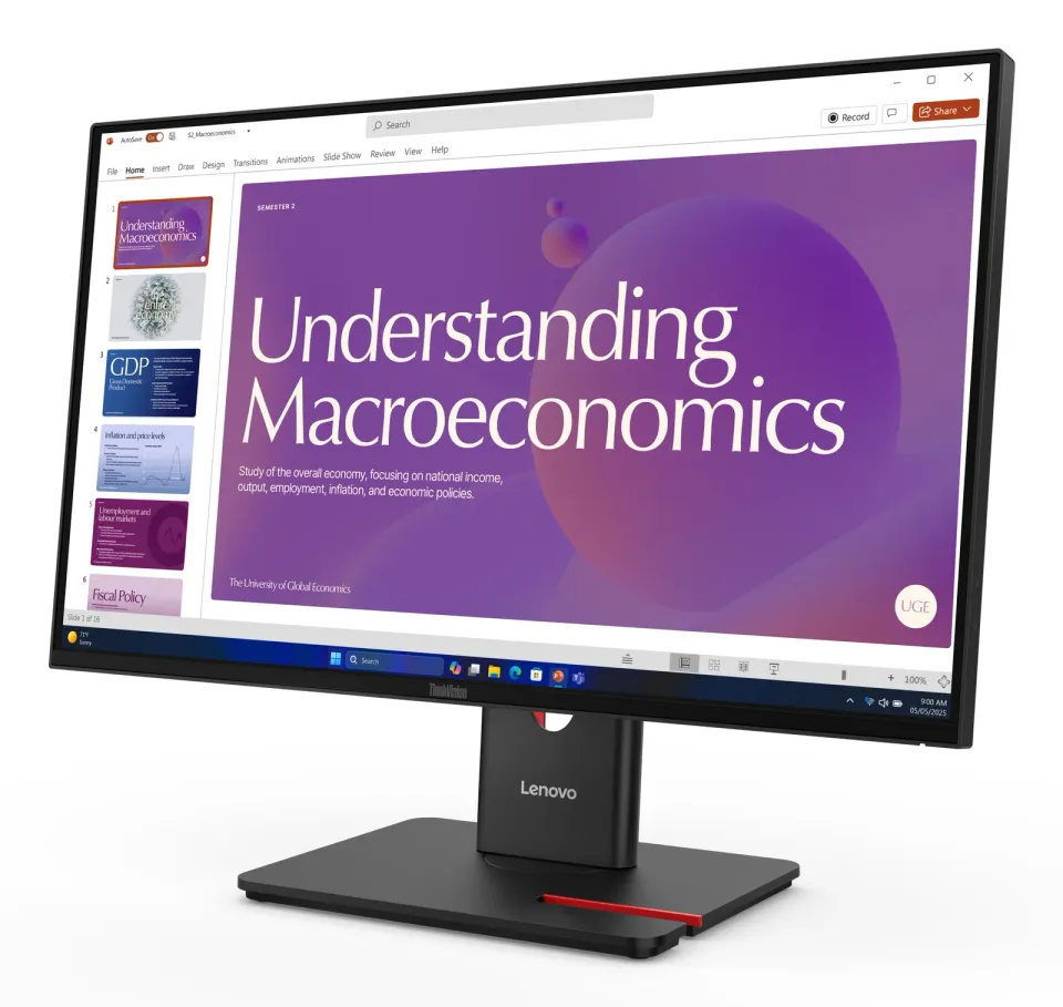 Lenovo LCD T24d-40 23,8"FHD IPS/6ms/250nits/1500:1/Repro/HDMI/2xDP/2xUSB-C/3xUSB