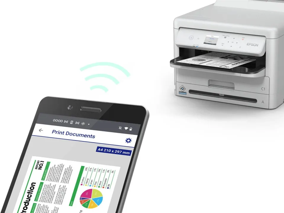 EPSON WorkForce Pro WF-M5399DW - A4/34ppm/1ink/USB/LAN/WiFi/Duplex/