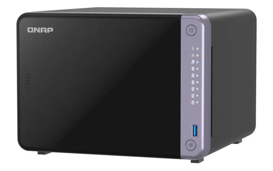 QNAP TS-632X-4G (4core 2GHz, 4GB RAM, 6x SATA, 1x PCIe slot, 2x 2,5GbE, 2x 10GbE SFP+, 2x USB 3.2)