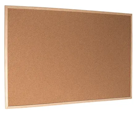 Esselte Korková tabule s dřevěným rámem 60 x 100 cm