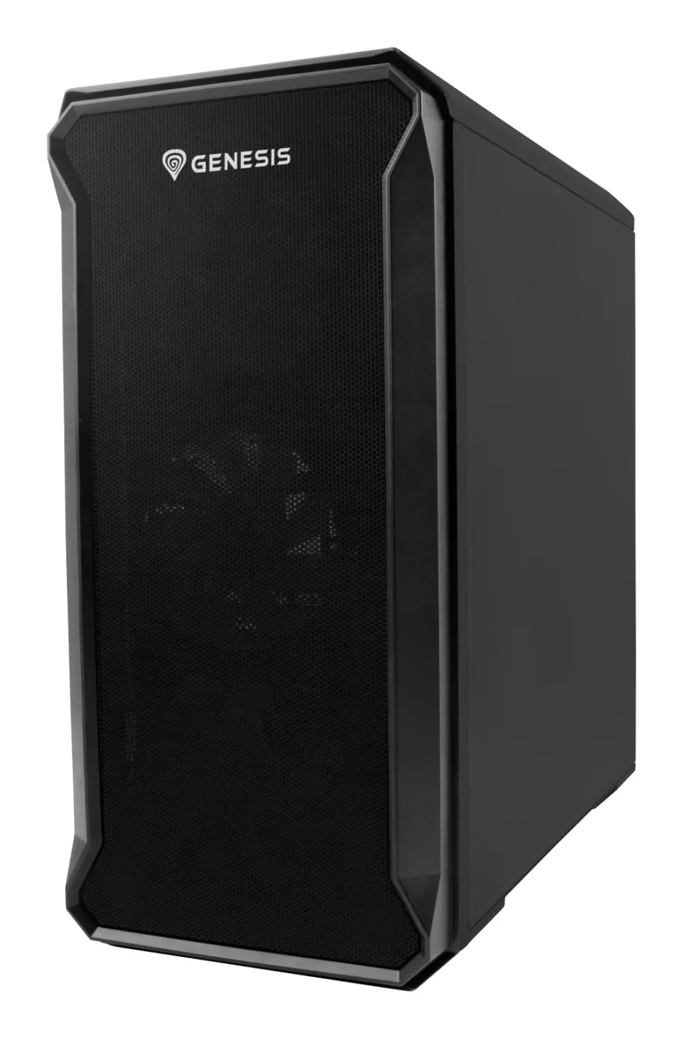 Počítačová skříň Genesis IRID 503 V2/Micro Tower/Transpar./Černá